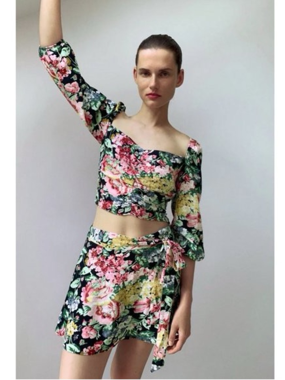 ZARA Dora Set Mini Skirt & Crop Top